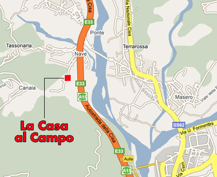 mappa casa al campo