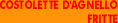 Costolette d'agnello fritte